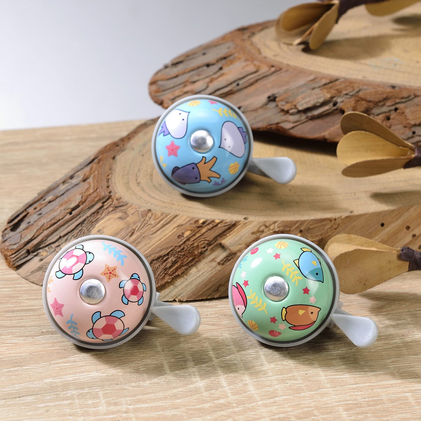 N+1 Kids Bike Bell- Cute sea Animals Bicycle Bell, Cycling Bell for Girls and Boys with Loud, Clear Ring