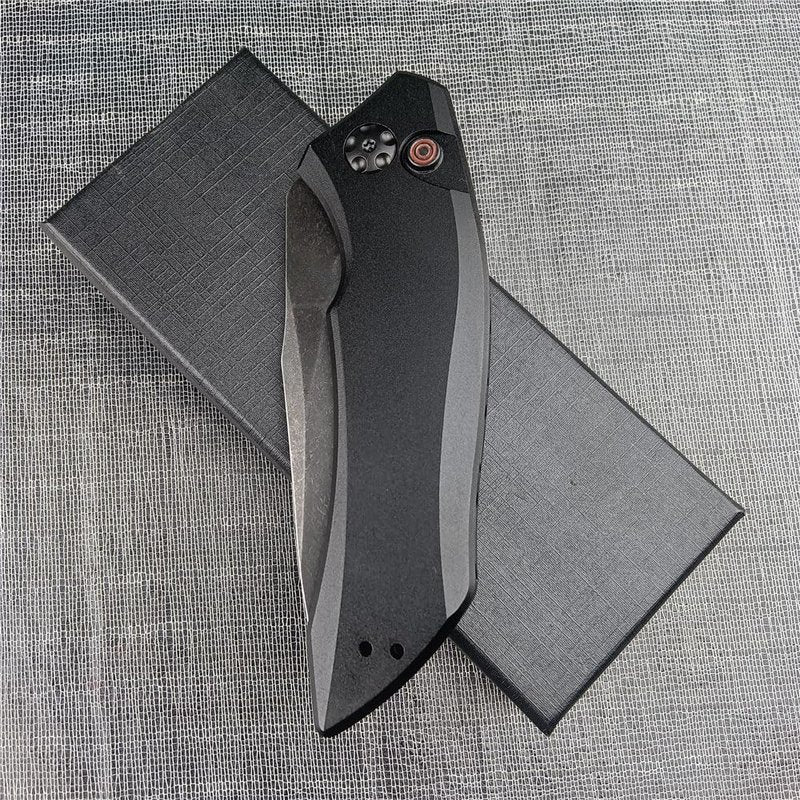 3.3'' 9Cr13MoV Steel Blade T6 Aviation Aluminum Handles Button Opening Speed Safe Assisted Outdoor Survival Knife EDC Hunting Tool Folding Pocket Knife with Clip