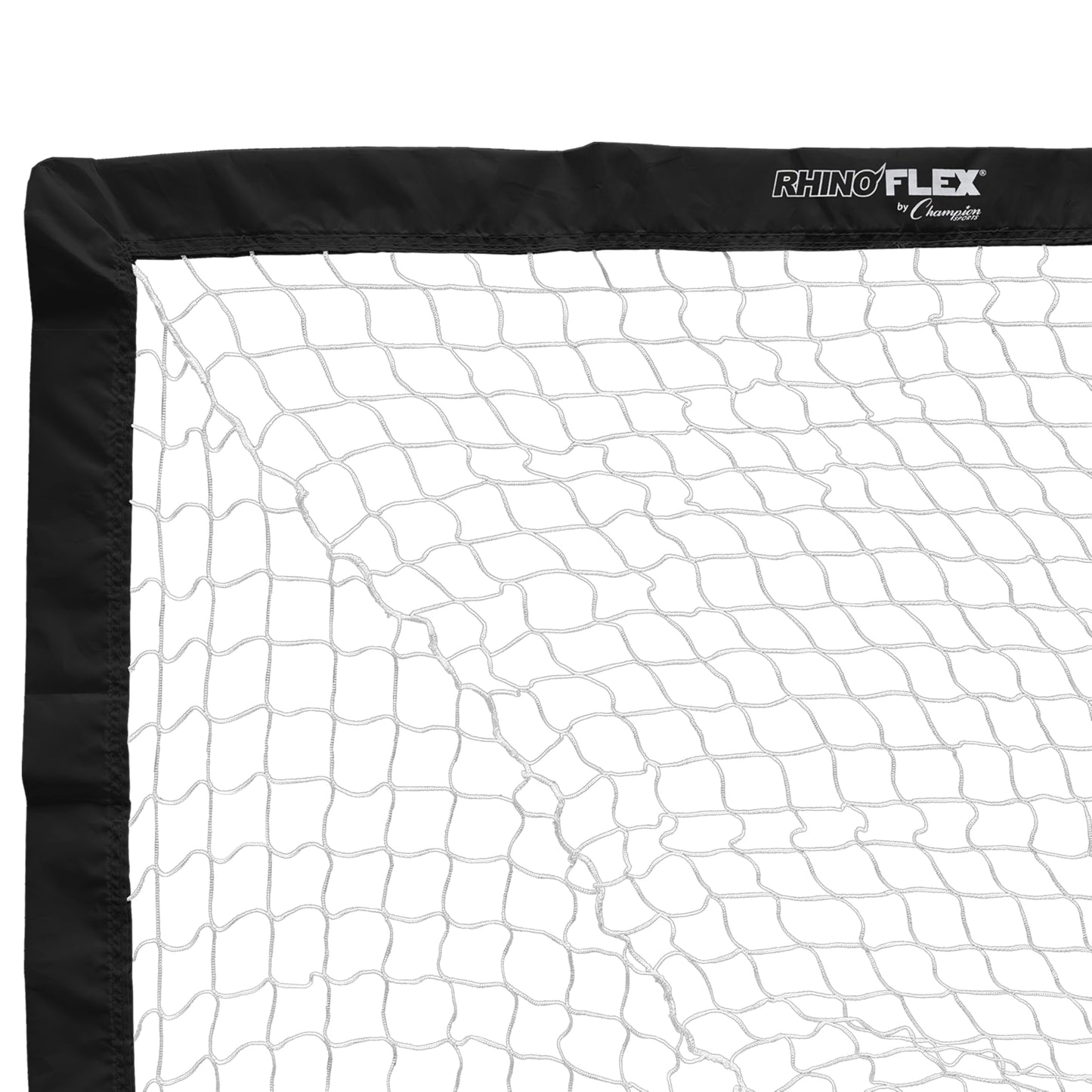 Rhino Flex 4'x 3' Portable Soccer Goal by Champion Sports – Durable, Lightweight, Foldable with Carry Bag and Ground Stakes for Backyard, Park, or Training - Black