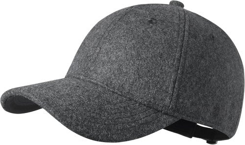 GADIEMKENSD Unstructured Wool Baseball Cap - Winter Warmth & Adjustable Fit