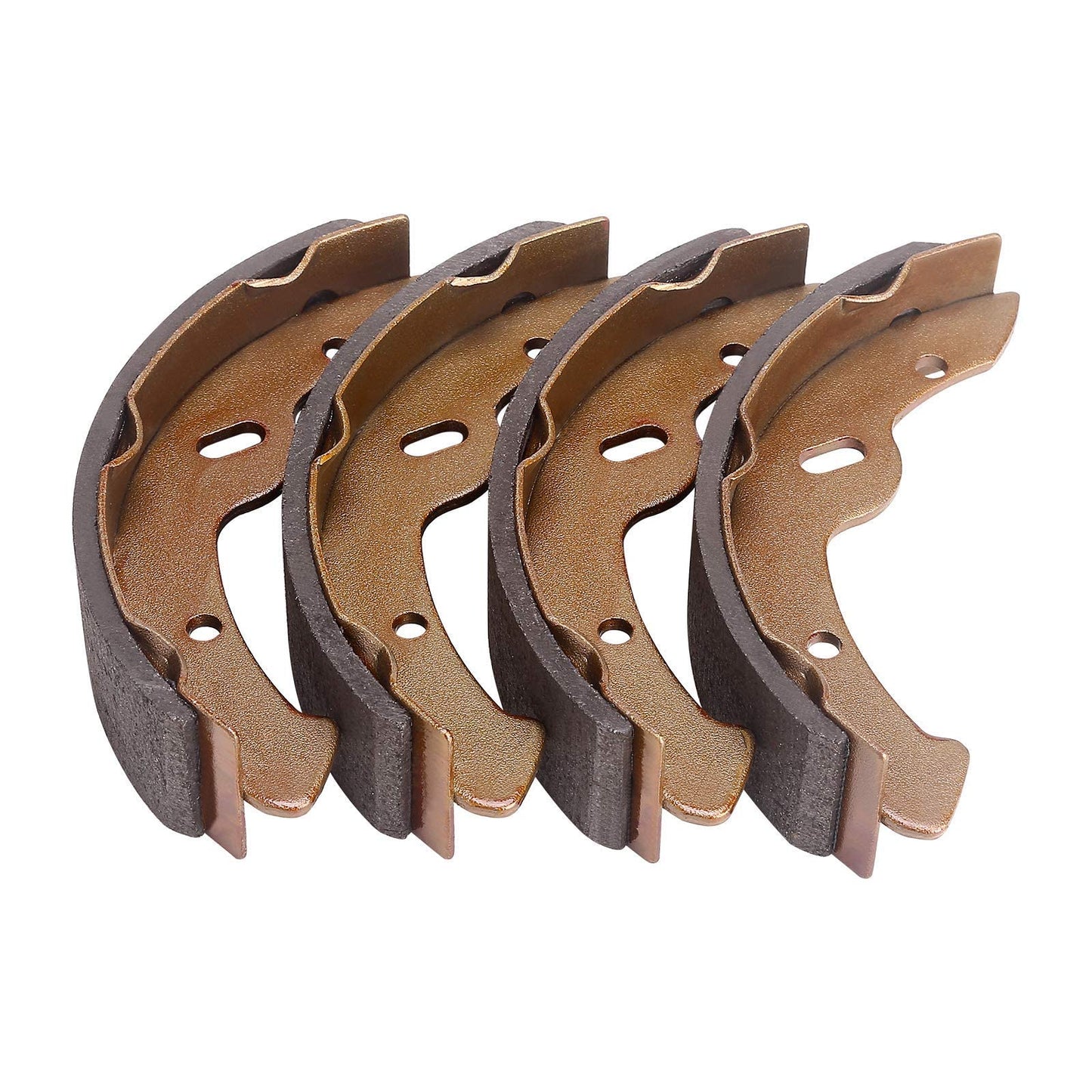 10L0L Brake Shoes for EZGO TXT 1997-2009.5, EZGO RXV Gas 2008-up, Workhorse 1996+, for Yamaha G9-G28 1994-2006 Golf Cart, Cushman Columbia Motrec Melex etc. OEM# 27943G01 70794G01 70795G01