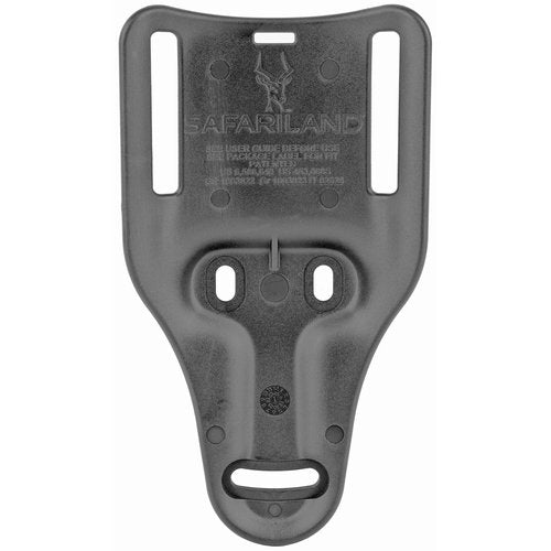 Safariland CUBL Cantable Universal Belt Loop, Black, 2", Mid-Ride, Fits 3-Hole Patterned Holsters and Safariland UBL Products 6070CUBL-2-2