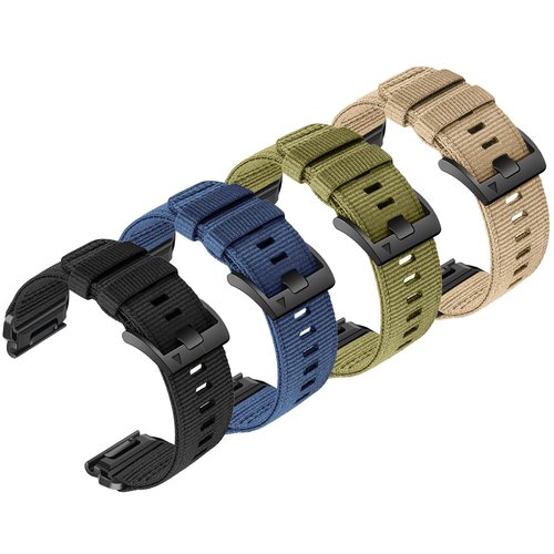 Zeit Diktator 22mm Quickfit Watch Bands compatible with Garmin Fenix 8 47mm/E 47mm/7X Pro/7/6 Pro/5 plus/Forerunner 965 955 945 935/Epix 2 Pro/Descent G1/ Approach S70 S60 S62 Nylon Watchband For Men