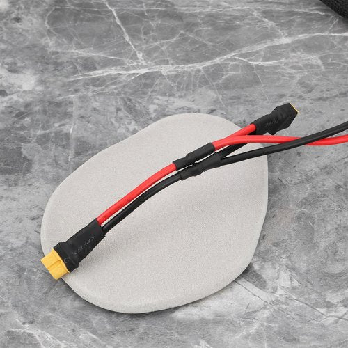 YINETTECH Y-Cable for E-Scooters Additional Battery Connection XT60 Plug with 25A Fuse, 36V System Support