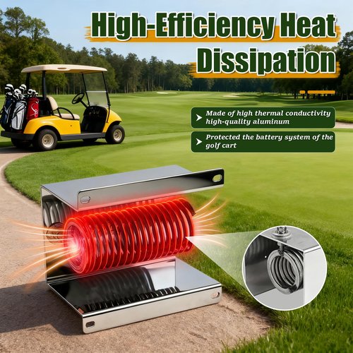 Golf Cart IPC Power Resistor Assembly-Replacement for 28197G01,Compatible with 1986-1993 EZ-GO Marathon Golf Carts,Fits Resistor Style Speed Controllers,0.3Ω Edge Resistor for Stable Speed Performance