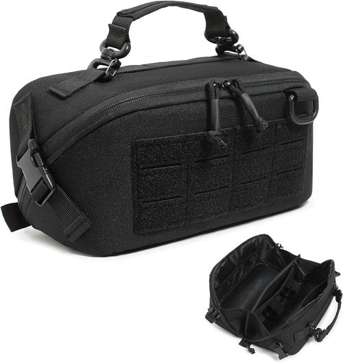 Katadem Tactical Pouch for Men - Wide Open Design Travel Toiletry Organizer | EDC Military Gear Storage