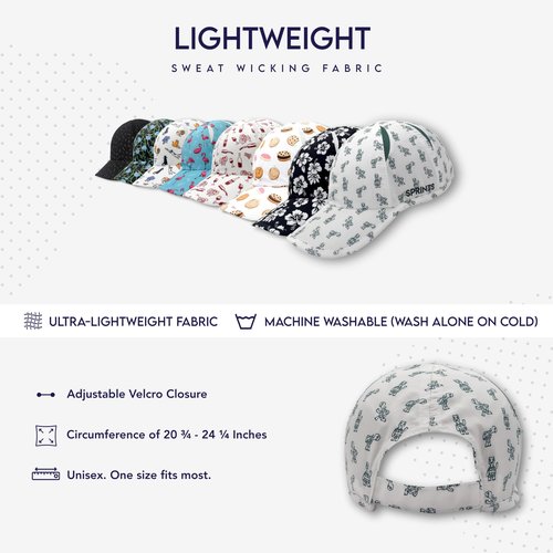 Sprints Race Day Performance Running Cap | The Lightweight, Quick Dry, Sport Hat, One Size, Unisex (Cats Since They Made Me)