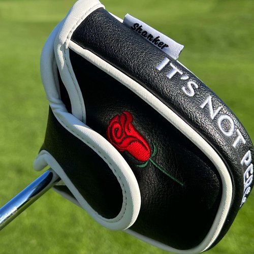 Shanker Golf Putter Headcover - The Golf Father Mallet Putter Cover - Funny Golf Club Cover for a Golf Lover - Tour Grade PU Leather, Waterproof, Soft Lining, Embroidered Logos