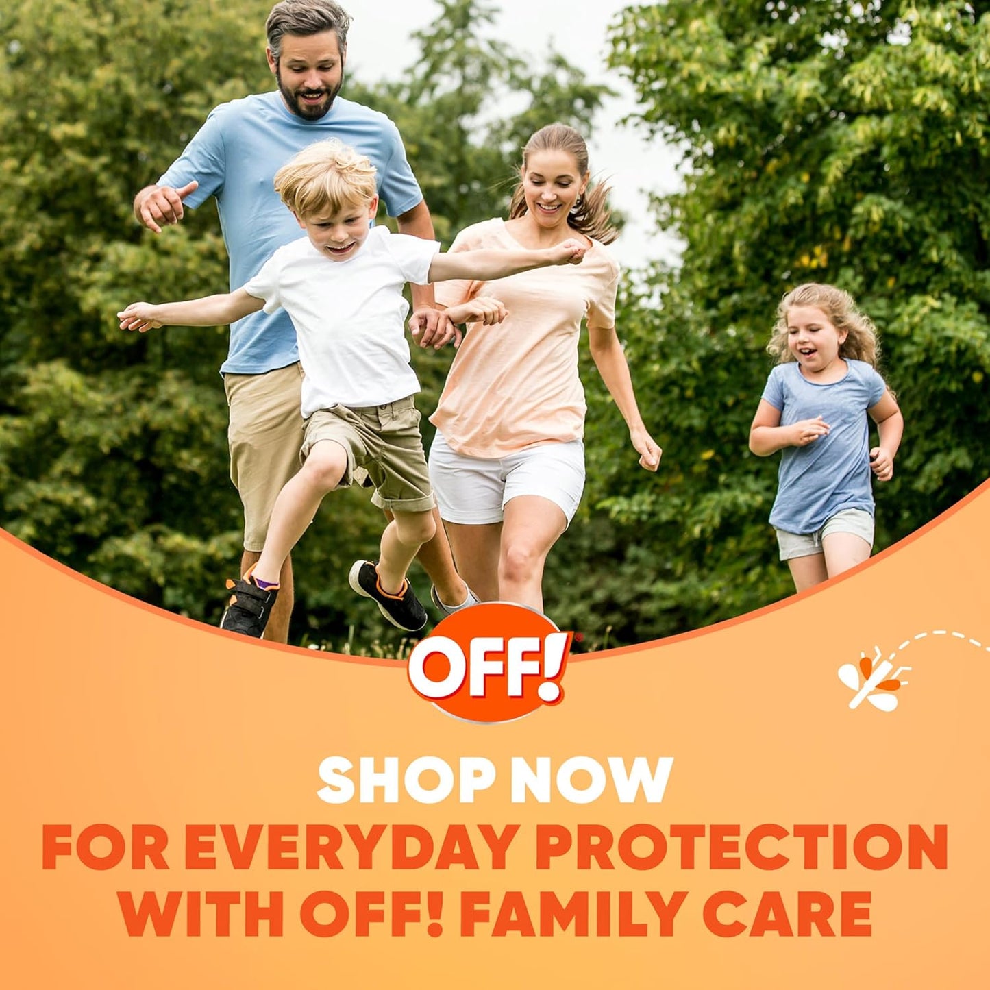 Off! Family Care Mosquito & Tick Repellent - Smooth & Dry Bug Spray, Travel Size 2.5 oz.