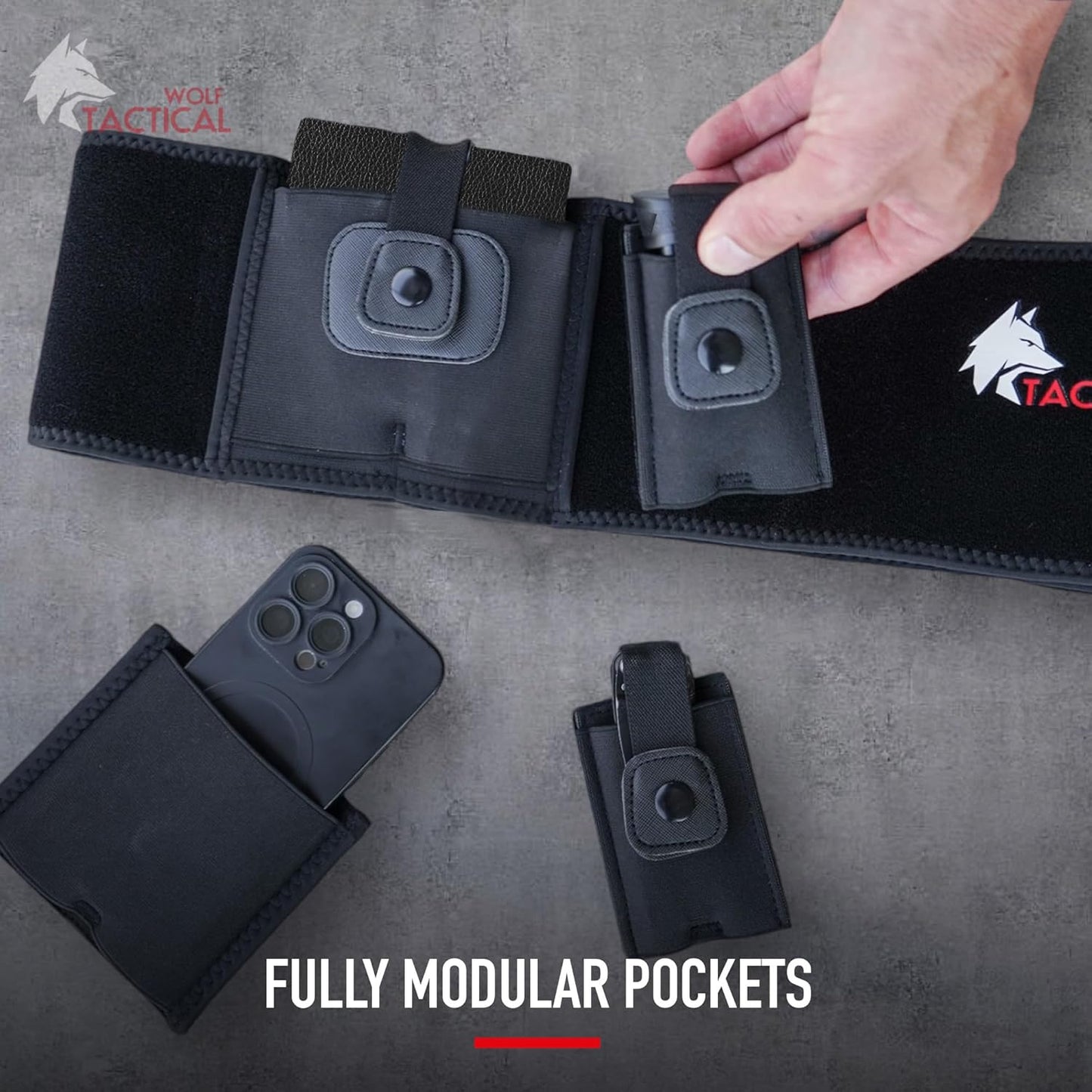 WOLF TACTICAL Belly Band Holster - Concealed Carry for Men & Women | Adjustable Fit, Comfortable Design