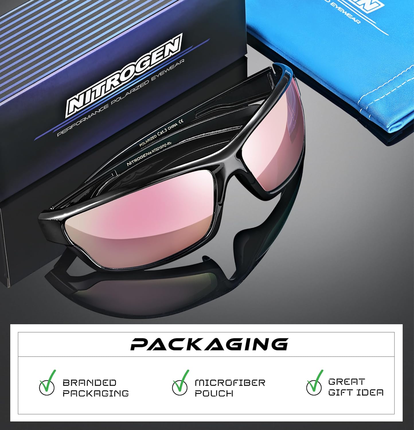 Skiennix Polarized Sport Sunglasses - UV400 Protection for Men & Women | Ideal for Driving & Fishing