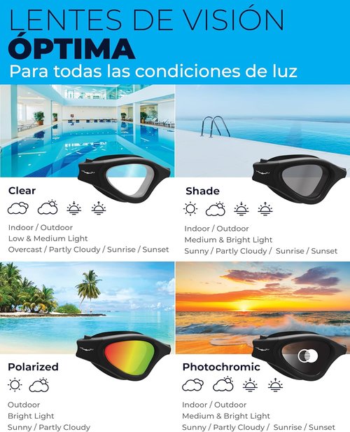 AqtivAqua Swimming Goggles - DX Wide View Anti-Fog Swim Goggles for Adults | Leak-Proof Design
