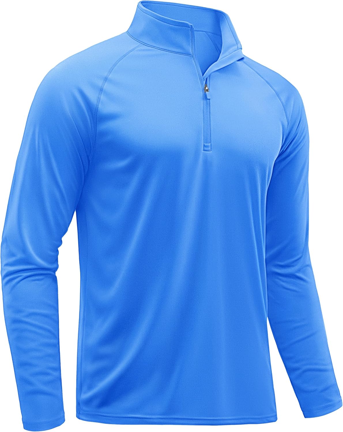 TACVASEN Men's Athletic Long Sleeve Shirt - 1/4 Zip Pullover with UPF 50+ Sun Protection | Ideal for Outdoor Running