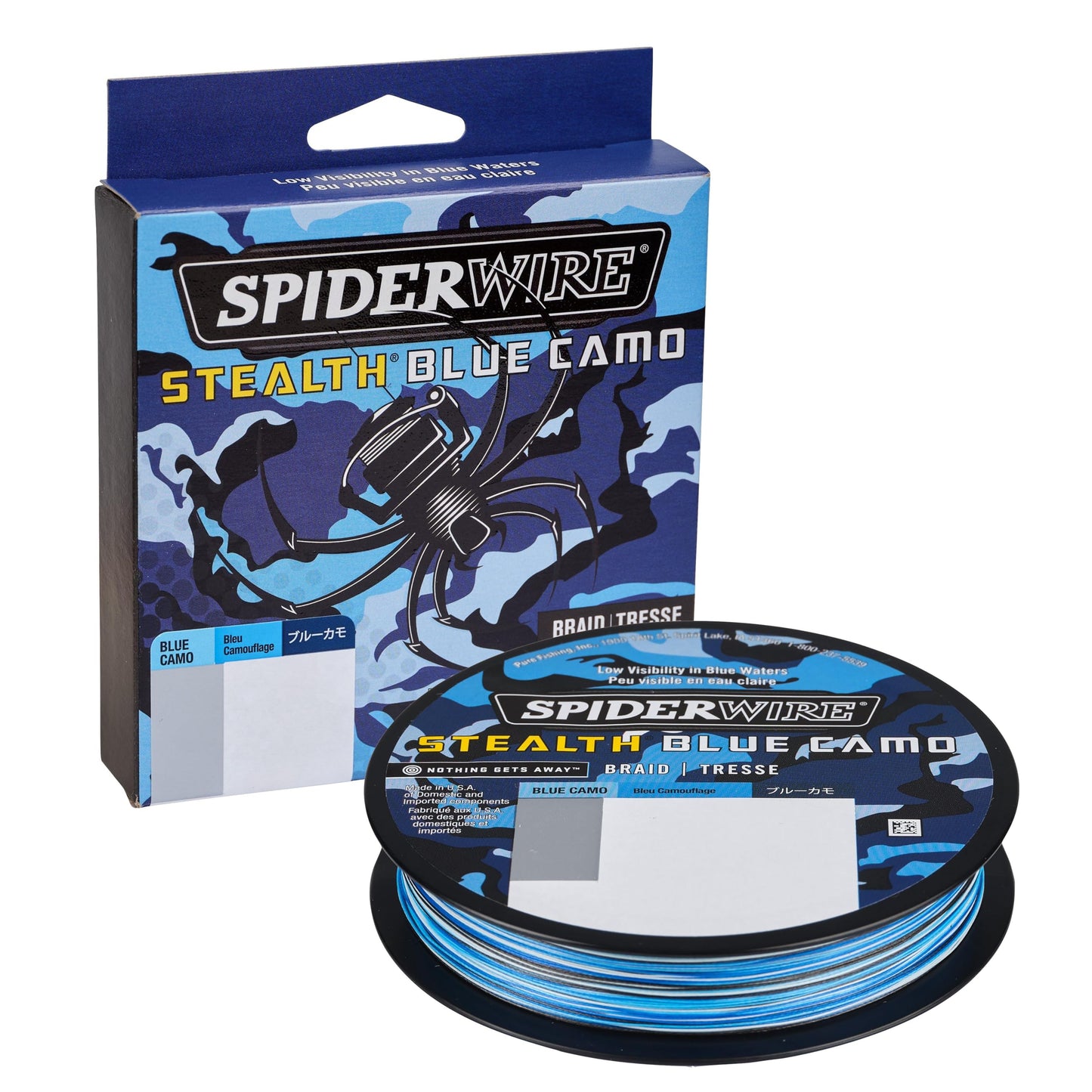 SPIDERWIRE Stealth Blue Camo Braid