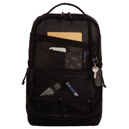 SOG Specialty Knives Trident Backpack, Black, 17.7 x 11.5 x 5.7