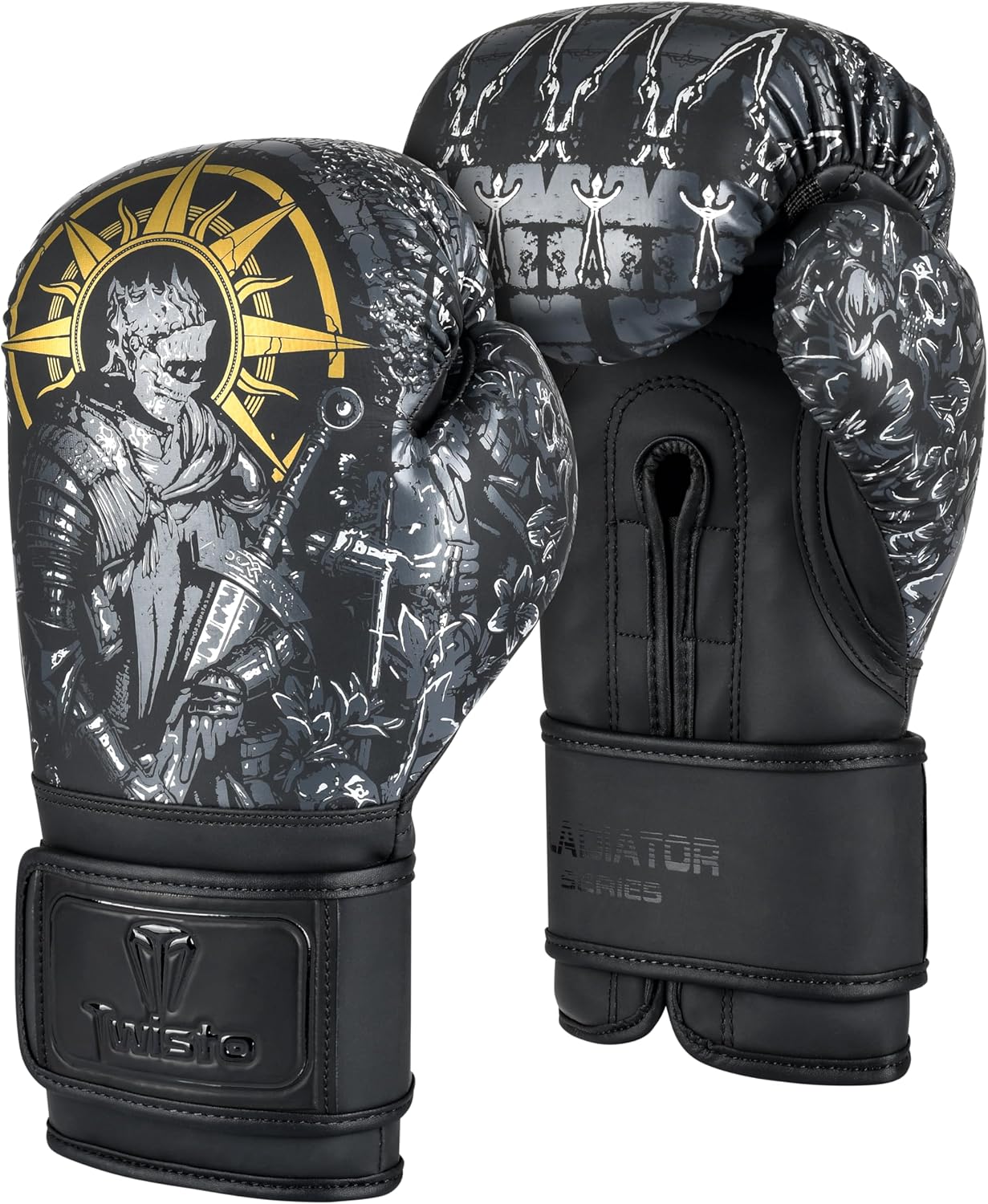 Twisto Boxing Gloves S6 - Pro Training & Sparring | Maya Hide Leather, 10oz-16oz Sizes for Men & Women