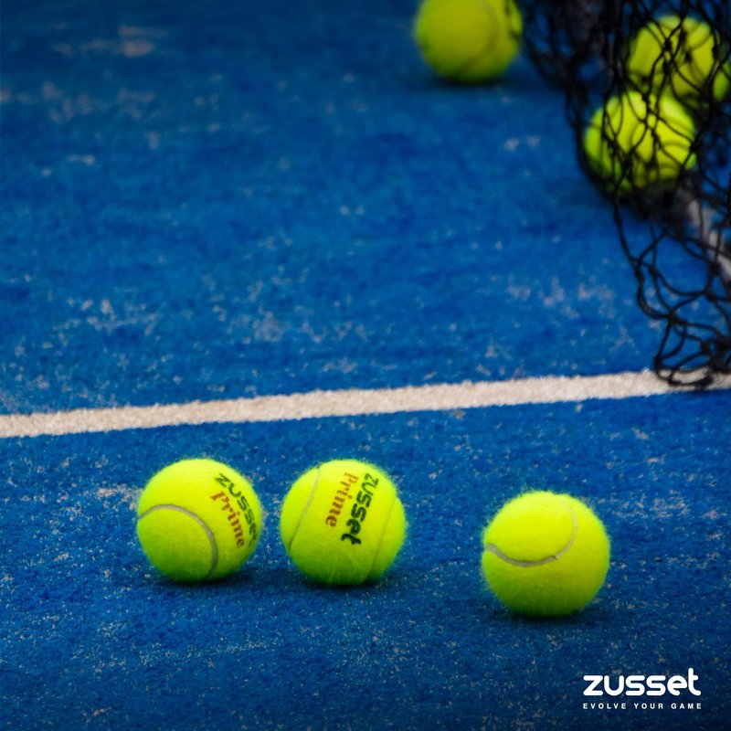 ZUSSET Padel Balls Prime 2025 (6 Pack) | High-Pressure High-Speed Response for Explosive Shots | Reinforced Felt for Extended Durability & Accuracy | Tournament-Ready Padel Ball for Pro Competitions