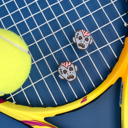 Mythical Dampeners - (2-Pack) Tennis Racquet Vibration Dampener - Zombie