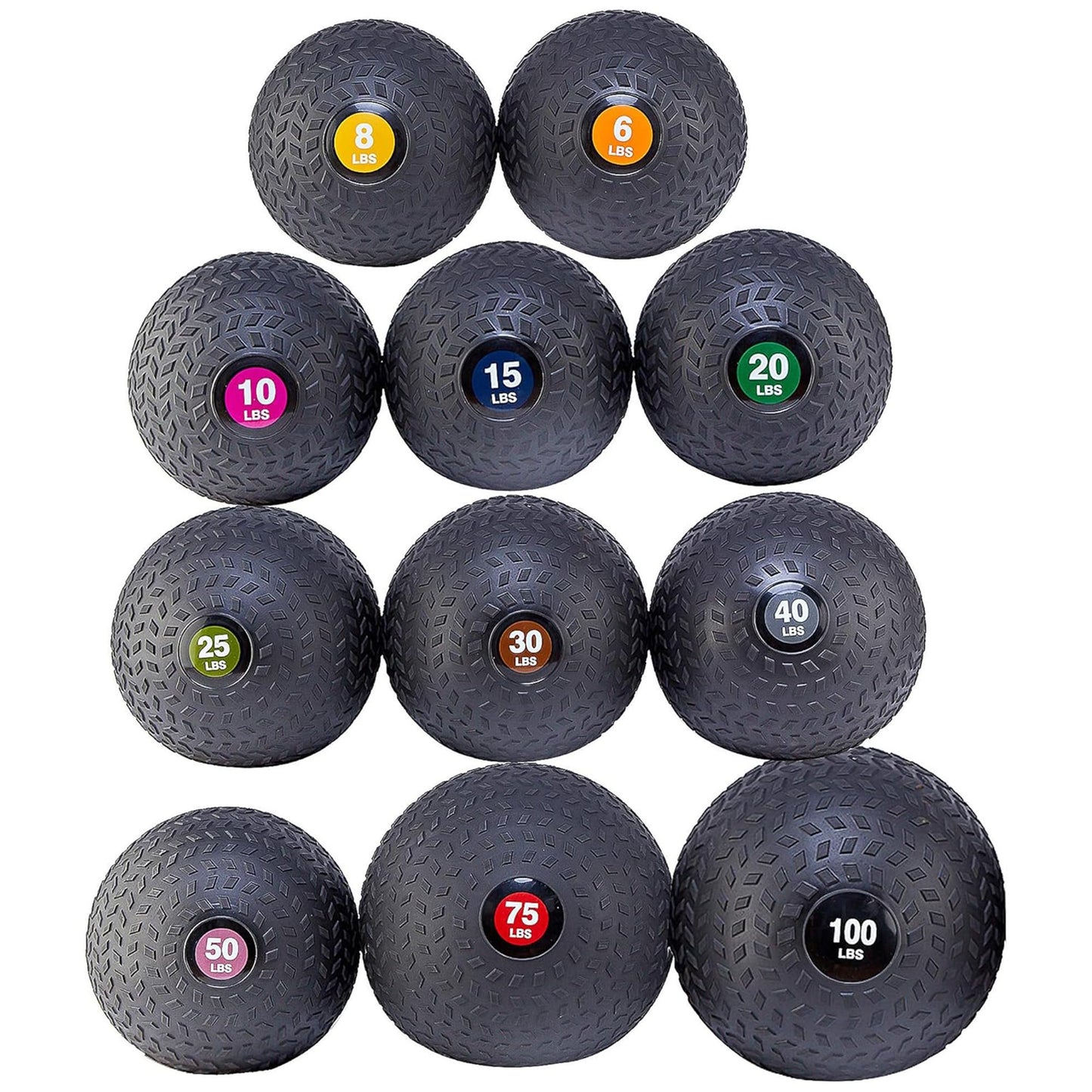 Fitvids Workout Exercise Fitness Weighted Medicine Ball, Wall Ball and Slam Ball, Multiple Styles and Sizes