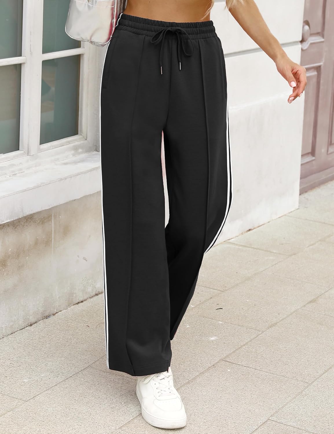 Skiennix Women's Track Pants - Loose Fit Straight Leg Athletic Sweatpants | Warm-Up, S-XL