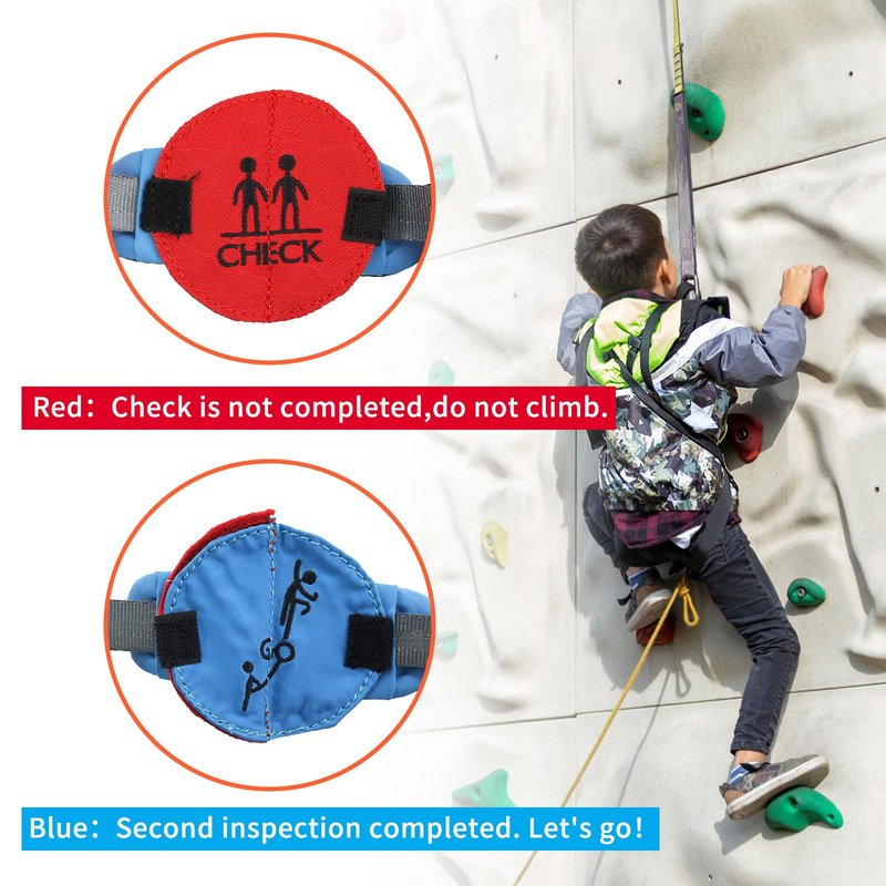 NewDoar Kids Full Body Climbing Harnesses Comfortable & Lightweight,Protection Zipline Belts for Outdoor Expanding Training for Outdoor Expanding Training 3~8 Years