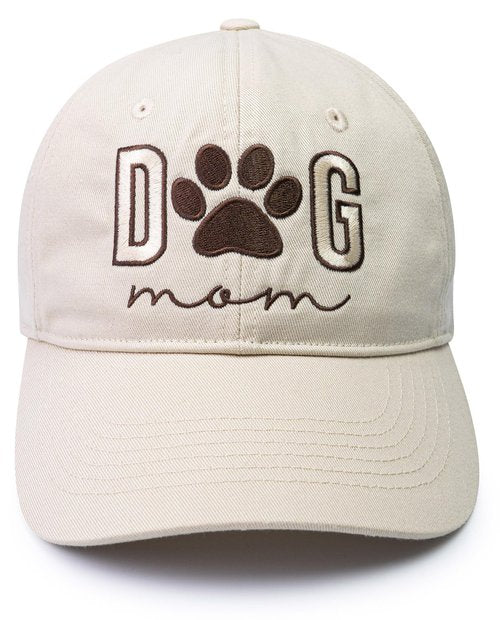 Women's Embroidered Dog Mom Hat Adjustable, Embroidered Baseball Cap for Women, Birthday Gifts for mom Black