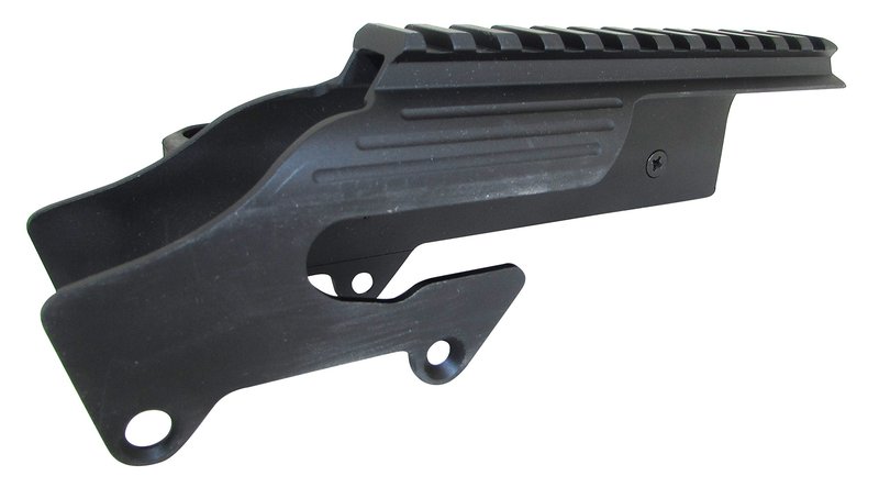 TacStar Industries 1081035 Shotgun Rail Mount,Remington 870,1100 and 11-87, W/Sidesaddle, 6, Black