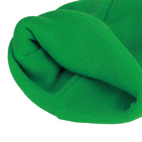 Bioworld Super Mario Luigi Logo Embroidery Standard Cuff Acrylic Knit Beanie Cuff Beanie