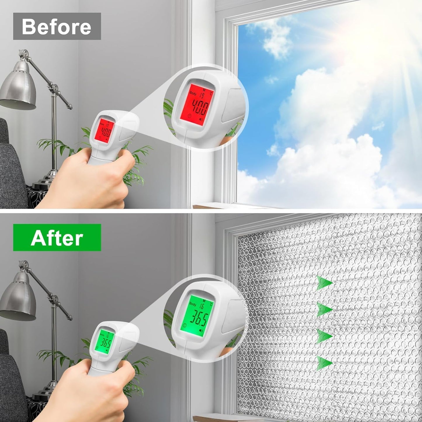 MYFAMIREA Double Reflective Insulation Roll 23.6IN x 10FT Bubble Aluminum Foil Sheet Thermal Insulation for Summer Heat, 3MM Insulated Radiant Barrier Wrap Insulation with 60P Tapes for RV, Window