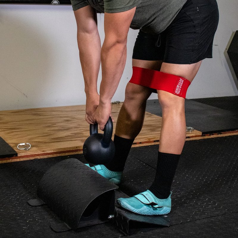 Serious Steel Fitness Hip and Glute Activation Band, for Squat, Deadlift & Warm-Ups (Three Pack (Blue-M, Black-M, Red-L))
