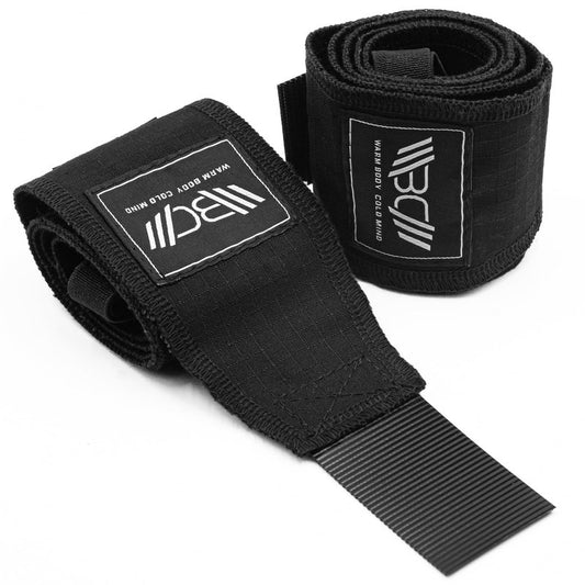 WARM BODY COLD MIND - Premium Cotton Weight Lifting Wrist Wraps for Cross Training, Powerlifting, Deadlift, Weightlifting, Gym, Wrist Straps, Workout, Fitness, Heavy-Duty Suppor (Military)