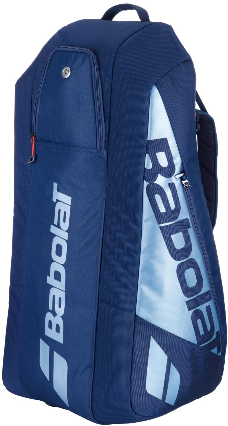 Babolat Pure Drive Racquet Holder 6-Pack 11th Gen Tennis Bag (Navy Blue)