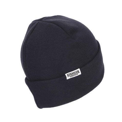 Bioworld Stranger Things WSQK Embroidery Navy Acrylic Yarn Standard Cuff Beanie