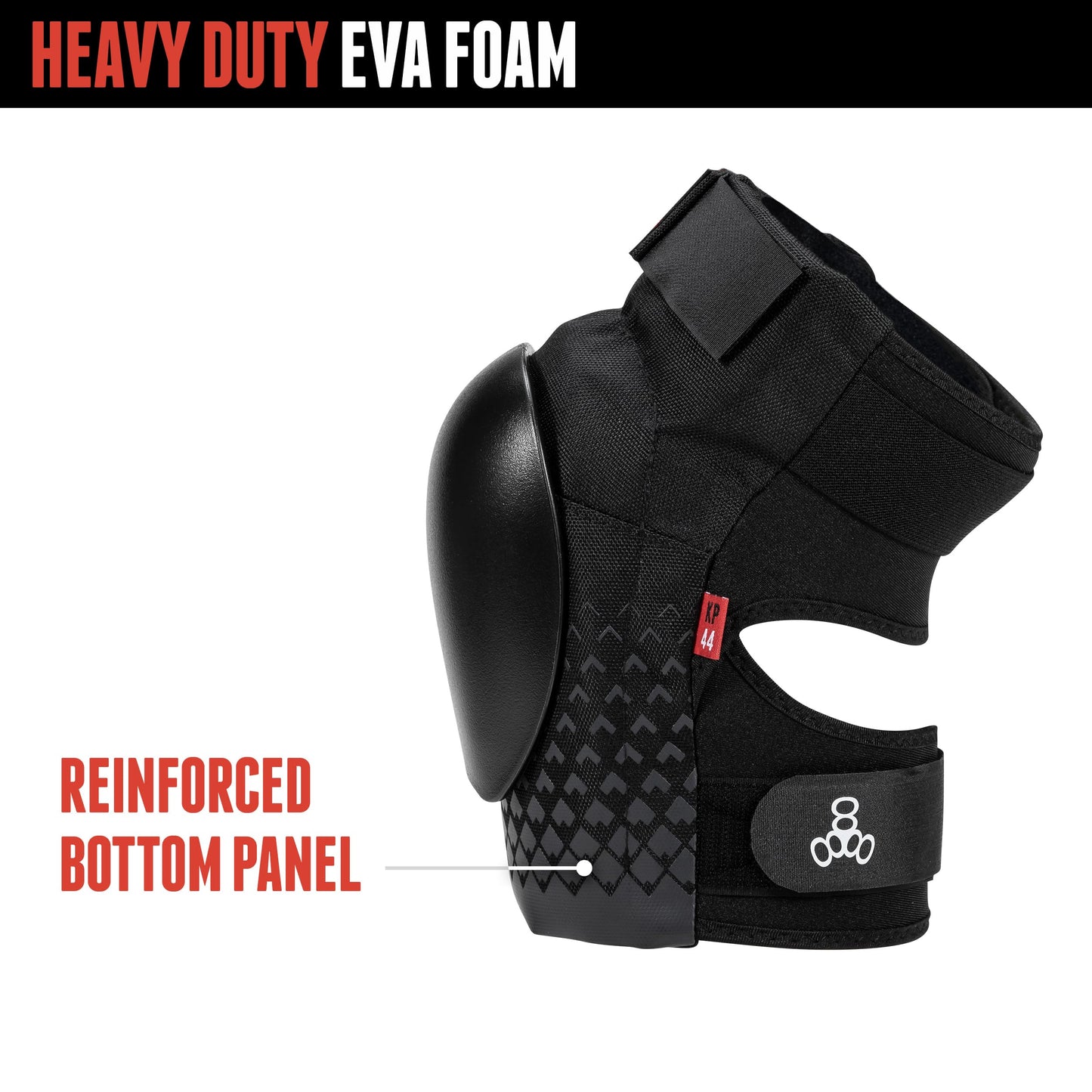 Triple Eight ExoSkin Knee Pads – Lightweight, Abrasion-Resistant Knee Protection for Mountain Biking, BMX, and Skateboarding