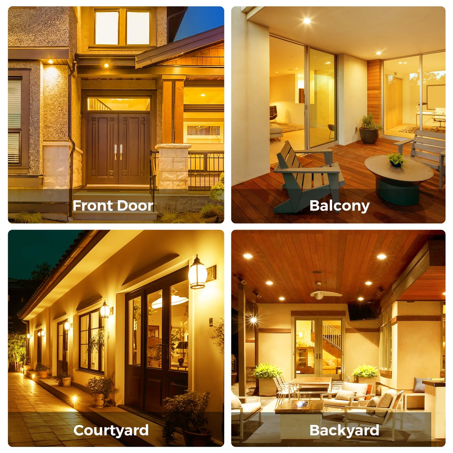 Amber Yellow LED Bug Light Bulb Outdoor 100Watt Equivalent, 12W LED PAR30 Flood Light Bulbs Outside, E26 Base for Porch Lights, Patio, Home Lighting, Courtyard, Christmas, Halloween Decor, 2 Pack