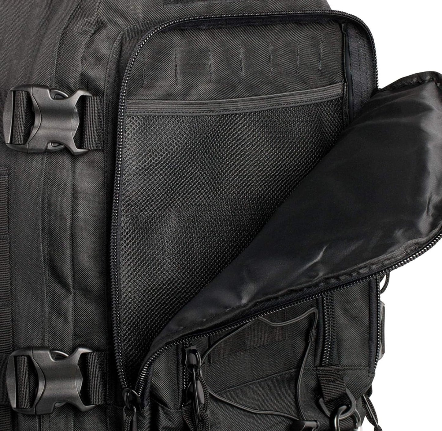 Miramrax Tactical Backpack Military Army Daypack - Assault Pack for Men Molle Backpacks Bug Out Bag 3 Day Pack for Hiking Camping Travel Hunting Rucksack Trekking Black