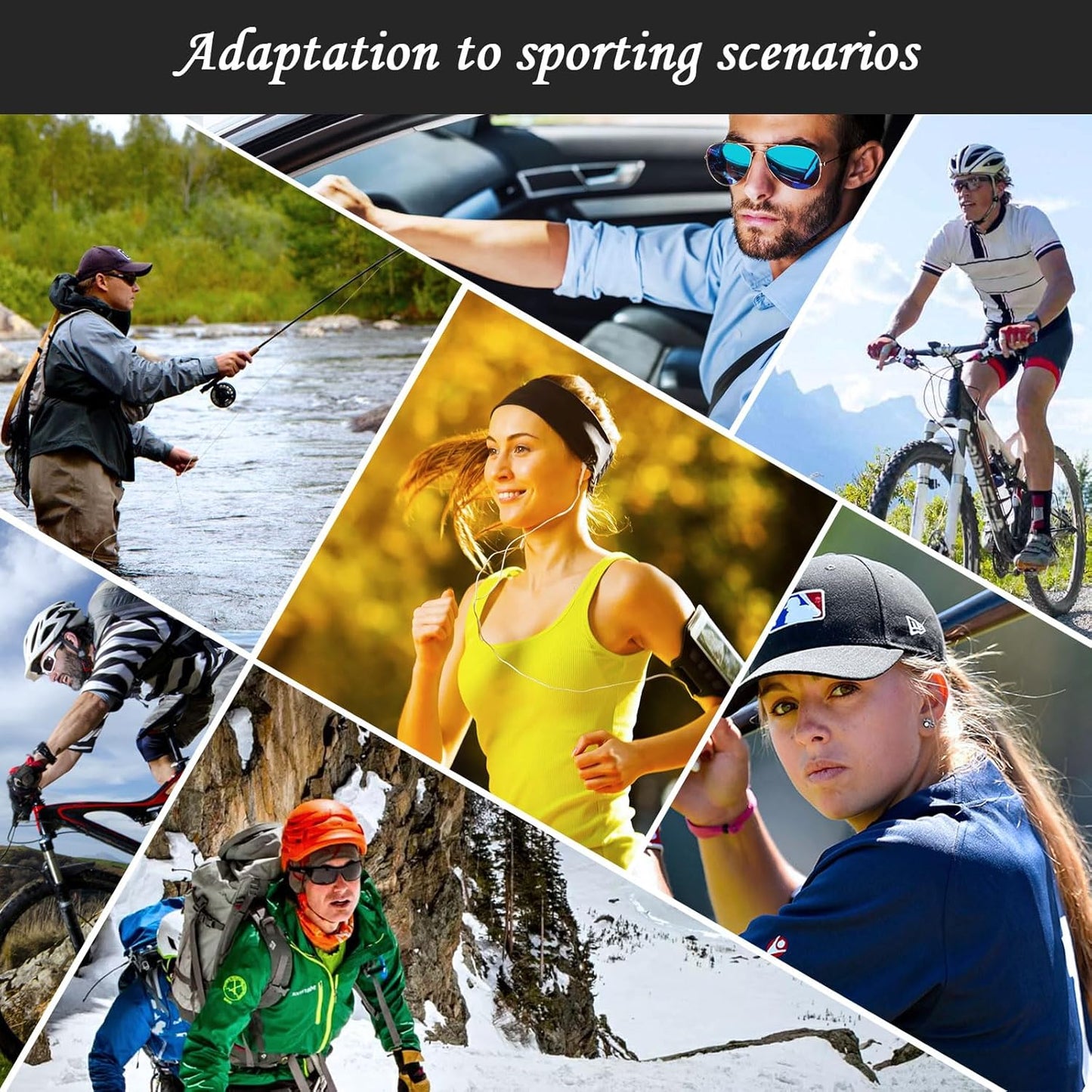 YuJian Sports Sunglasses - UV Protection Goggles for Men & Women | Ideal for Baseball, Cycling, Fishing, Golf