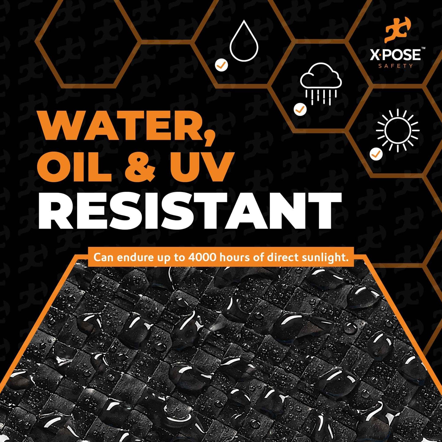 Xpose Safety Heavy Duty Sand Bags with Tie Strings – Empty Woven Polypropylene Sandbags for Hurricane Flood Protection, 100 lb Capacity, 14" x 26", Black, Pack of 100