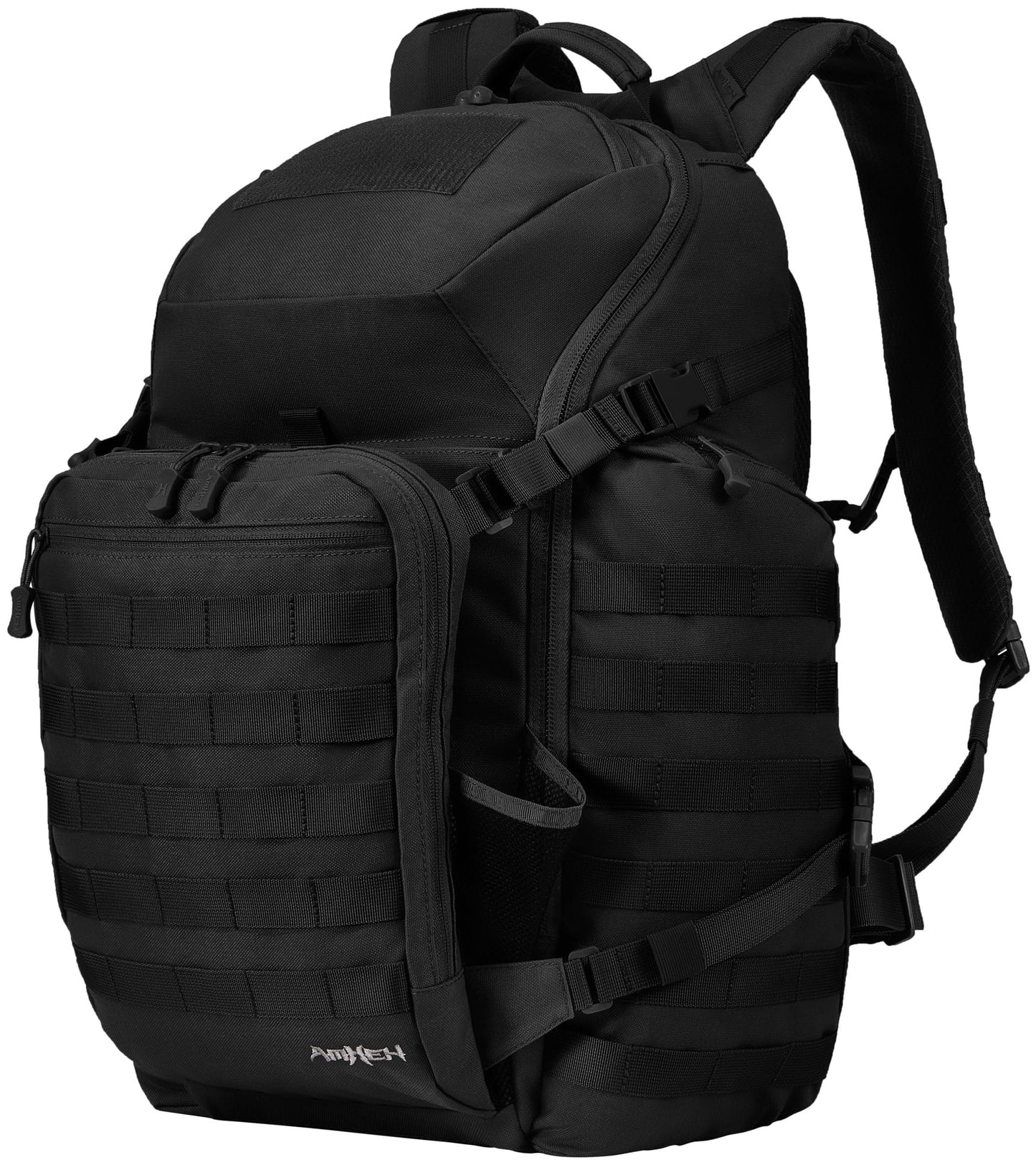 AMHEH 52L 1050D Airplane Approved Tactical Travel Backpack, Black