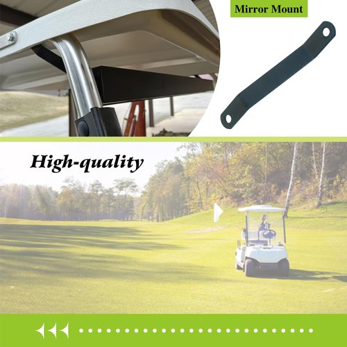 Fits Club Car Golf Cart 5 Panel Mirror Bracket. Add to your rearview mirror. Suitable for DS Rearview Mounts Completely upgraded field of vision Better driving experience 1 pair