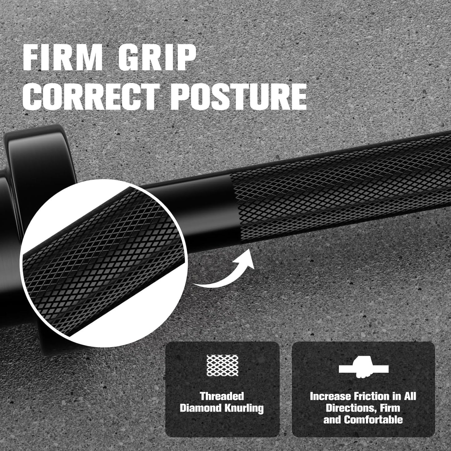 RitFit Olympic Barbell Weight Set - 4/6FT Bar with 55-115LB Plates | Ideal for Weightlifting & Strength Training