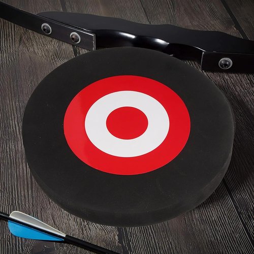 High Density Foam Archery Target - Self-Healing Design for Indoor & Outdoor Shooting Practice | Black & Red