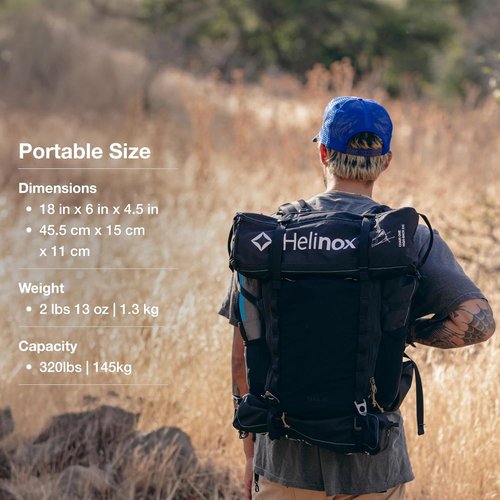 Helinox Chair One Highback - Lightweight High-Performance Camping Chair | Portable & Packable, Biscay Green