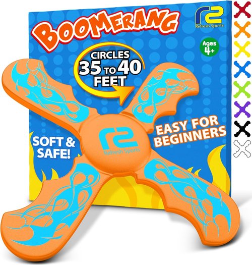 Boomerang for Kids - Fun Outdoor Toy for Boys & Girls | Perfect Summer Gift & Birthday Favor