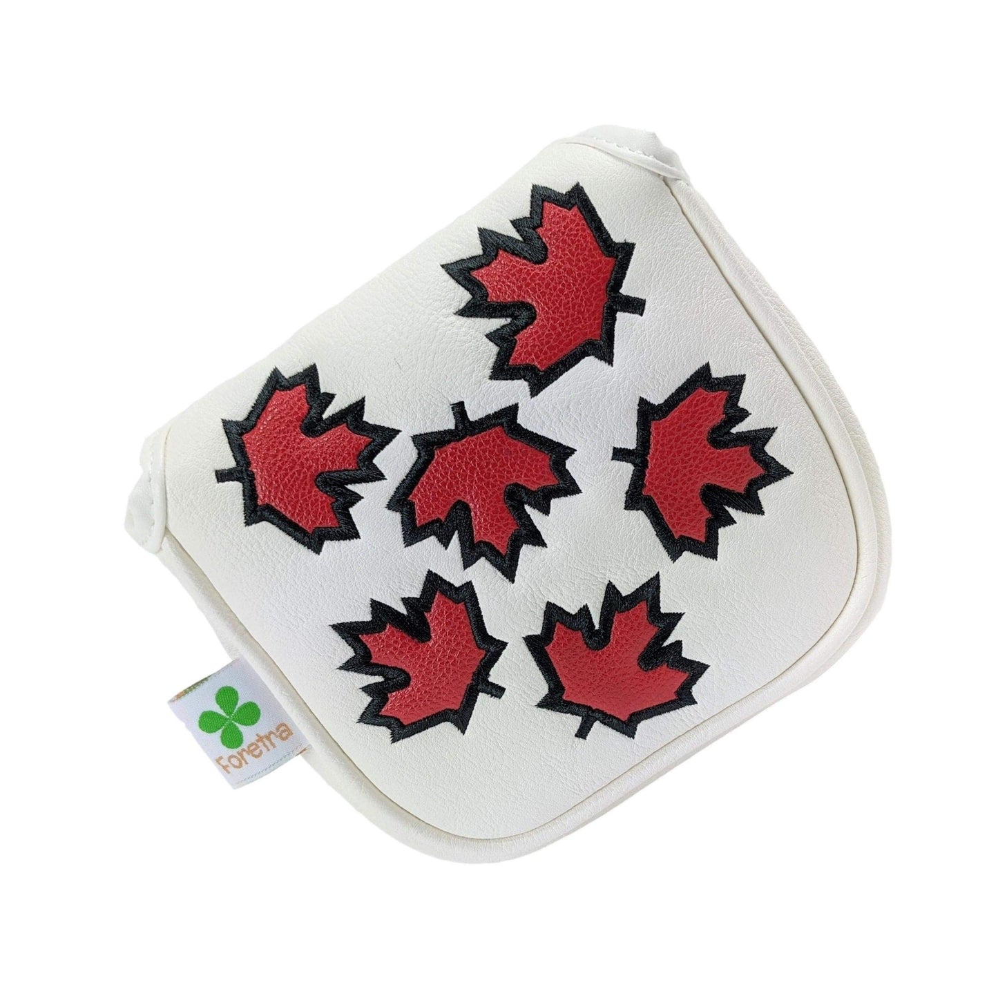 Foretra Driver Headcover Golf Club Covers Blade Square Mallet Putter Cover Head Cover Canada Maple Leaf Novelty Golf Accessories for Most Brands