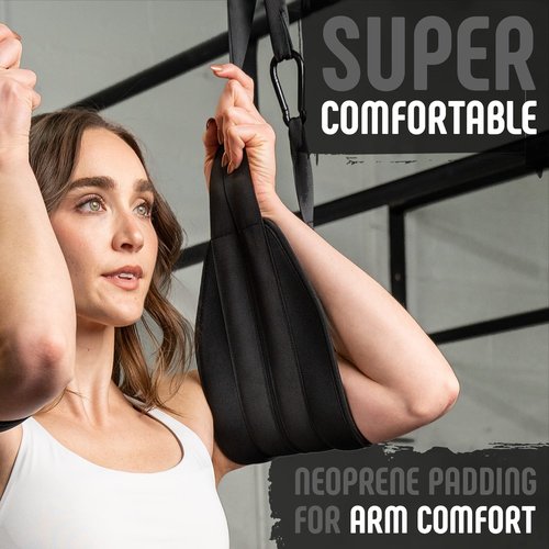 Gradient Fitness Hanging Ab Straps (2 pack), Pull Up Straps, Ab Destroyer, Ab Straps for Pull Up Bar, Ab Sling Straps, Workout Straps (Black)