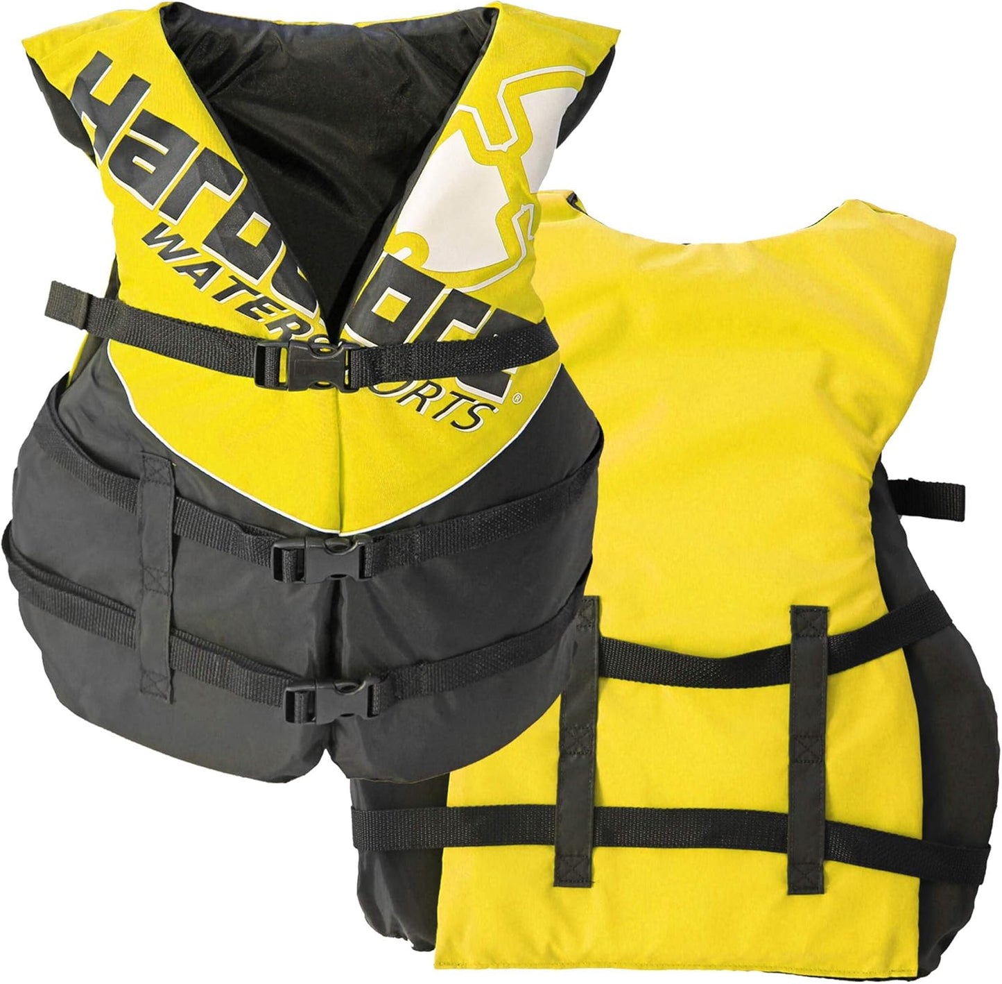 Coast Guard Type III PFD Life Jacket - 4 Pack Adult Flotation Vests for Kayaking & Jet Skiing