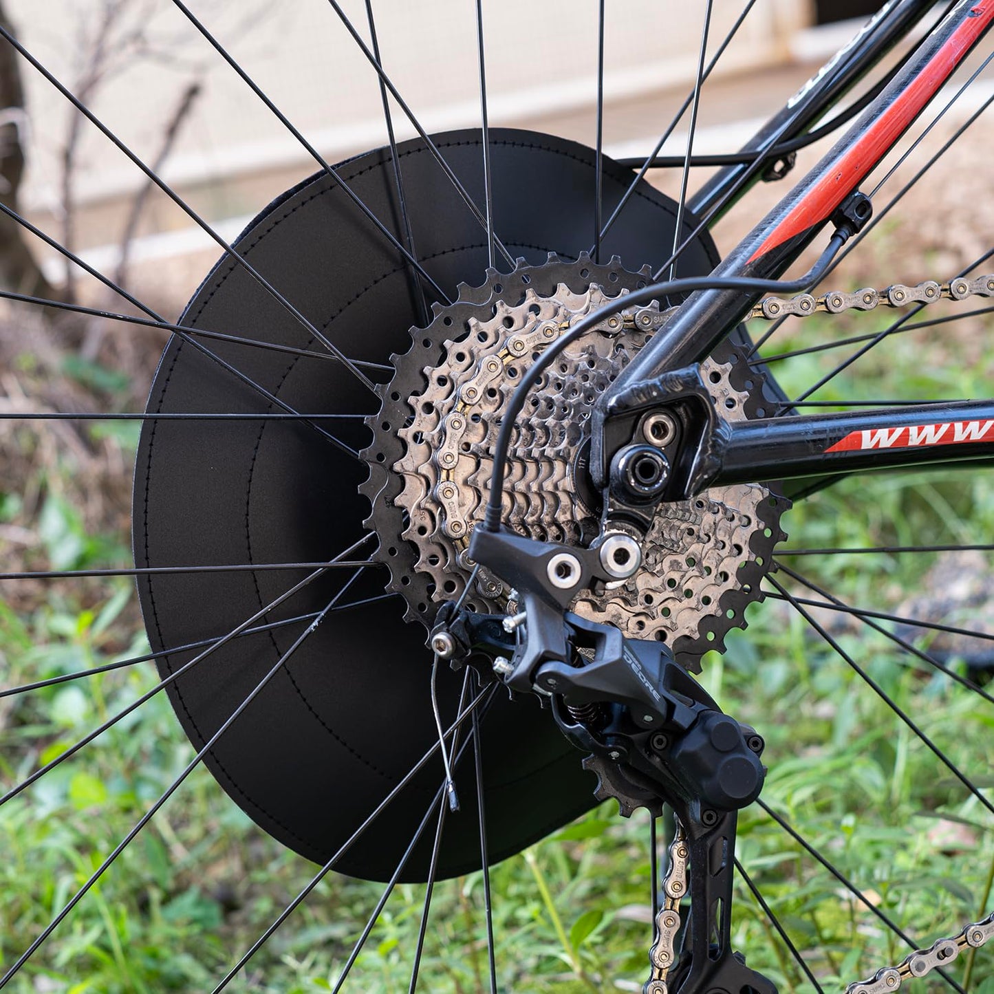 Thinvik Bike Disc Brake Cover, Washable Neoprene Protective Covers for Bicycle Disc Brakes 2 Set, Diameter: 32.5cm/12.79inch