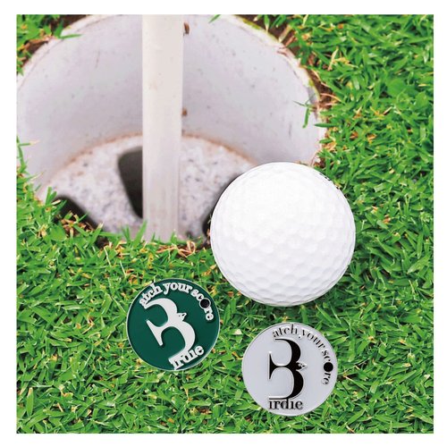 E TRUEE Golf Ball Marker Hat Clip with Birdie Ball Marker, Golf Accessories for Men Women, Golf Gifts for Men Women