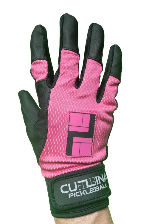 CUZINA Ultra Light - Pickleball Racketball Glove (Power Pink/Black, X-Large, Right)